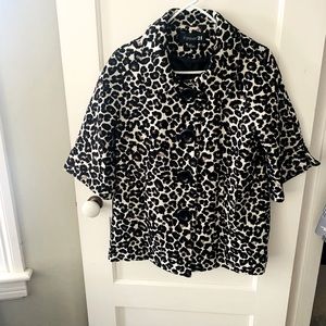 Forever 21 Animal Print Coat